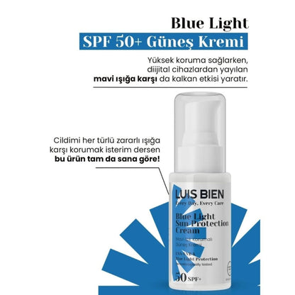 Crème solaire Luis Bien protection lumière bleue SPF 50+ 50 ml