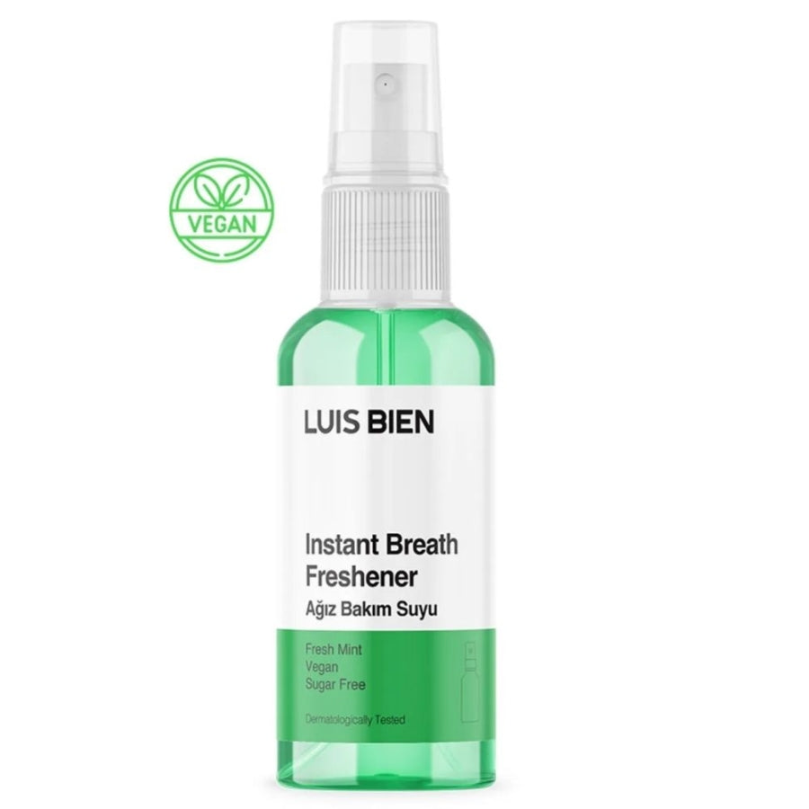 Spray buccal vegan à la menthe Luis Bien pour une haleine fraîche 30 ml