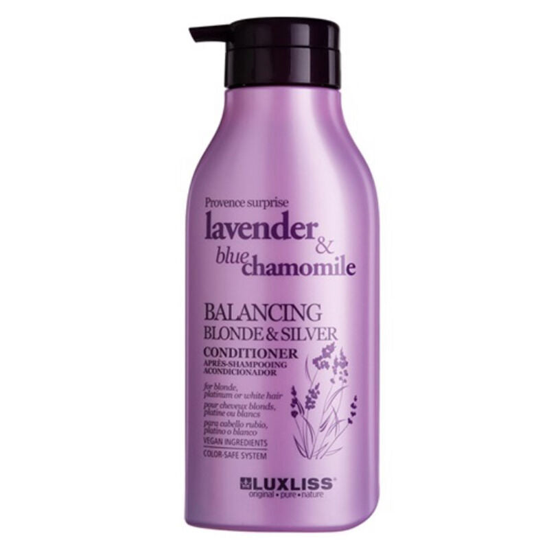 Luxliss Lavender Blue Chamomile Balancing Blonde Silver Conditioner 500ml