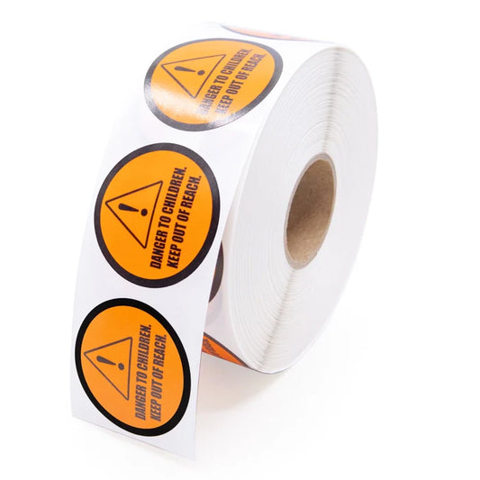 Opioid Warning Label: Accidental Ingestion Danger to Children (1,000 Labels) Medical Supplies Pasteur Pharmacy