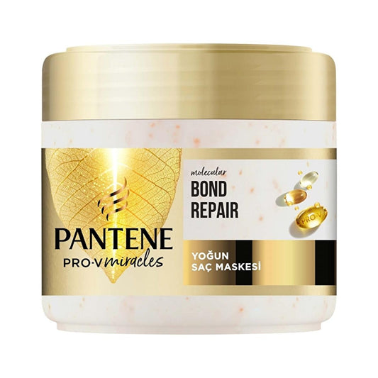 Mascarilla capilar Pantene Pro-V Miracles: Reparación de enlaces moleculares, biotina y provitaminas para cabello dañado - Tratamiento intensivo fortalecedor