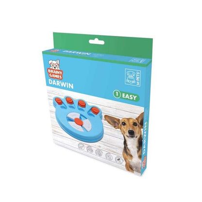 Jeu de réflexion pour chien M-Pets Brainy Games Darwin niveau 1 14x13,5x3 cm
