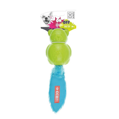 Jouet pour chien en peluche et caoutchouc M-Pets avec son désactivable 30 cm
