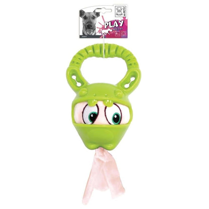 Jouet pour chien en caoutchouc M-Pets Sweety, durable, pour rapporter et mâcher, vert, 18 cm