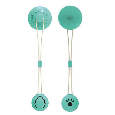 Jouet pour chat en forme de feuille M-Pets Tempo avec distributeur de friandises à l'herbe à chat 11,5x10,5x4 cm
