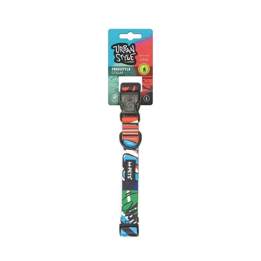 M-Pets Urban Style Freestyle Dog Collar Durable Large