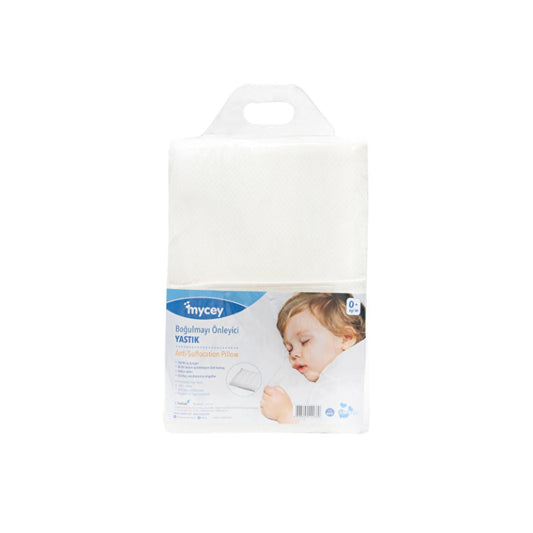 Oreiller anti-étouffement pour bébé Mycey - Solution de sommeil sécurisée pour nourrissons, tissu en coton, portable et facile à transporter