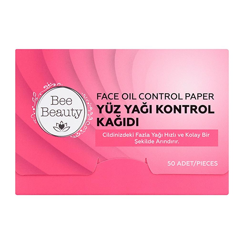 Papier matifiant Bee Beauty pour peaux grasses, 50 feuilles