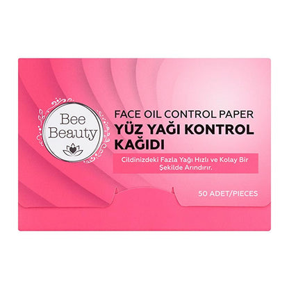 Papier matifiant Bee Beauty pour peaux grasses, 50 feuilles