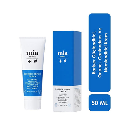 Crème visage nourrissante et revitalisante Mia Klinika : apaise les rougeurs, renforce la barrière cutanée, hydratation intense - Soin pour peaux sensibles