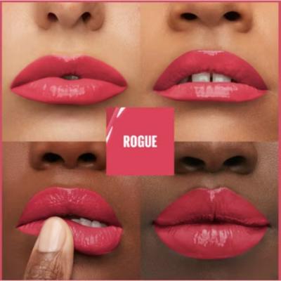 Labial líquido Maybelline Super Stay Vinyl Ink - Color de labios de larga duración con acabado vinilo, tono 145 Rogue
