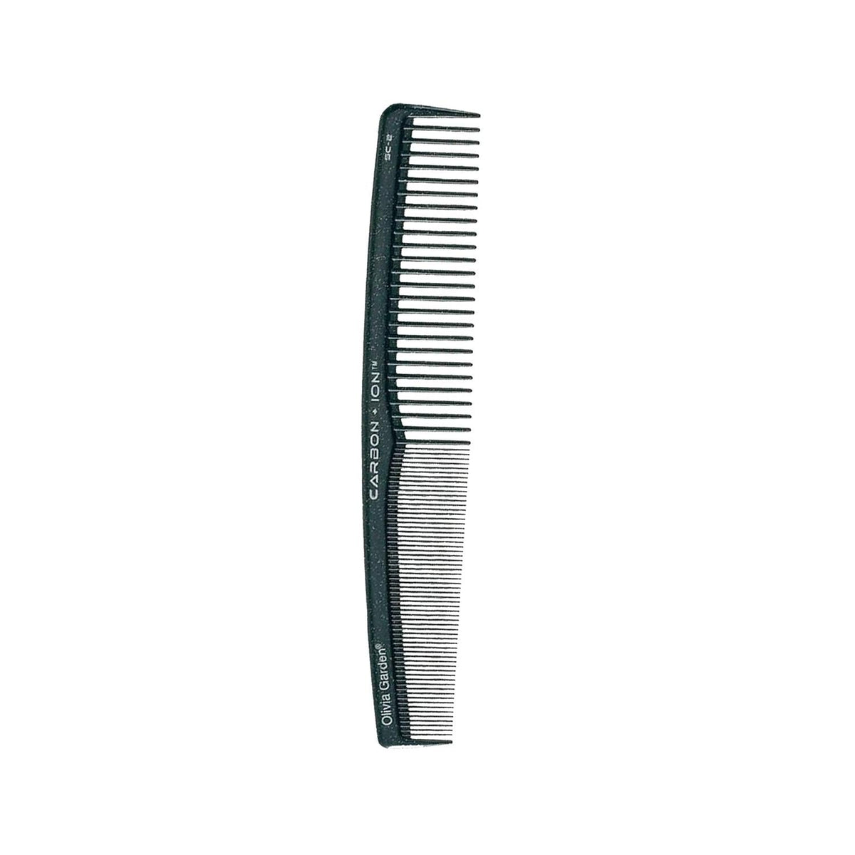 Olivia Garden Carbon + Ion Tarak SC-2: Professional Heat Resistant, Anti-Frizz Styling Comb for Smooth, Healthy Hair