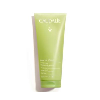 Gel de ducha Caudalie Fleur de Vigne: Vegano, sin jabón, fragante, limpiador suave para la piel - Aroma a sandía y rosa (200 ml)