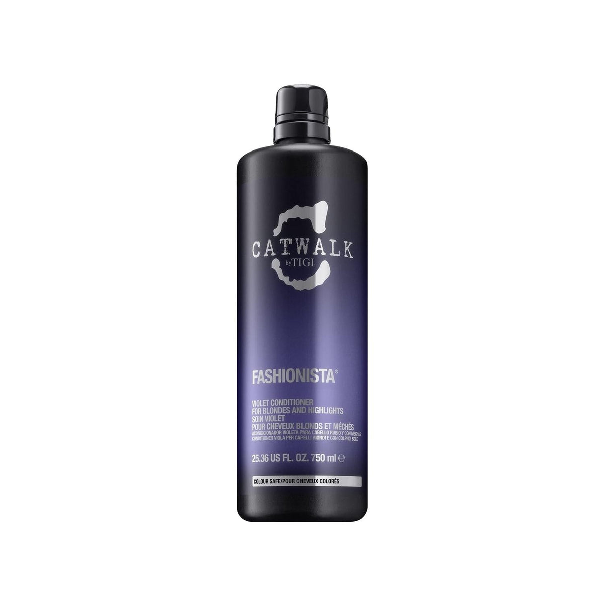 Tigi Catwalk Fashionista Purple Shampoo for Blonde Hair - Sulfate-Free, Color Protective, 25.36 fl oz