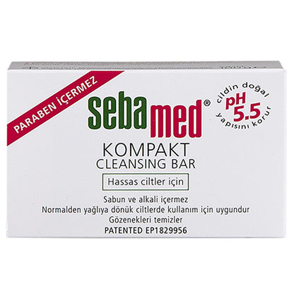 Limpiador para piel sensible Sebamed - Suave, sin álcalis ni jabón, 100g