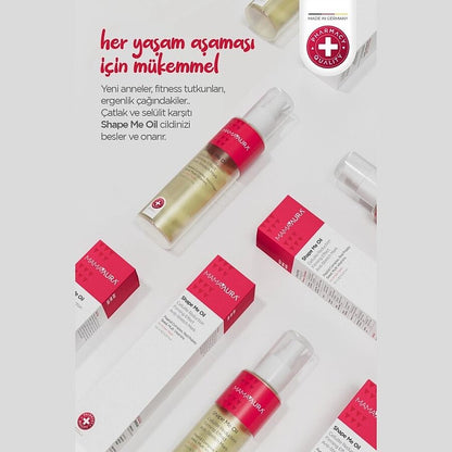 Huile corporelle anti-vergetures et anti-cellulite Mamaaura 125 ml