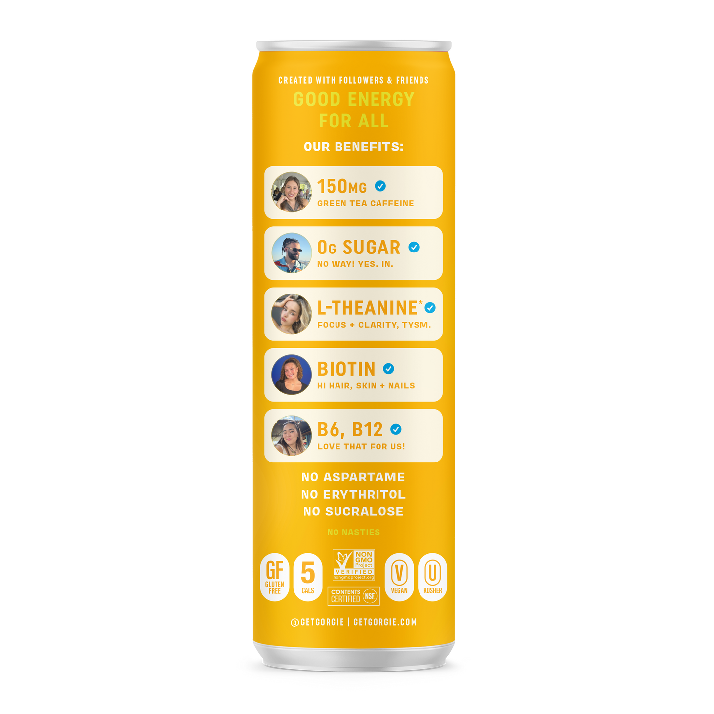 GORGIE Energy Drink - Sparkling Mango Burst - 12 Cans Pack Energy Drink GORGIE