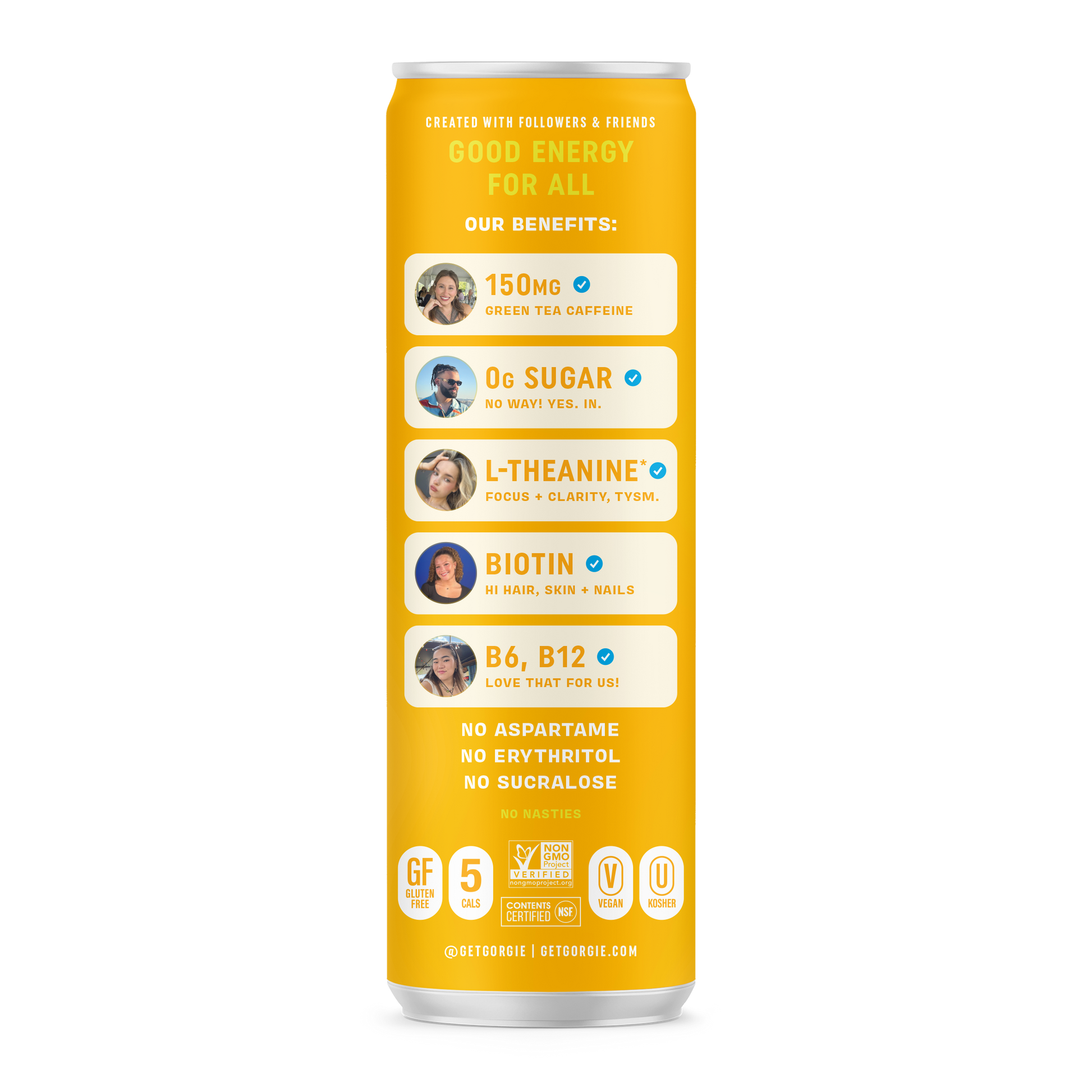 GORGIE Energy Drink - Sparkling Mango Burst - 12 Cans Pack Energy Drink GORGIE