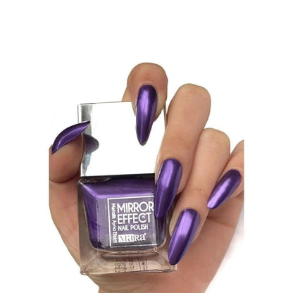 Vernis à ongles métallisé effet miroir Mara Violet 15 ml