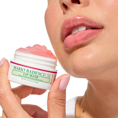 Masque pour les lèvres à la grenade et à la goyave Mario Badescu pour des lèvres lisses 14g