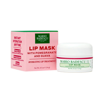 Masque pour les lèvres à la grenade et à la goyave Mario Badescu pour des lèvres lisses 14g