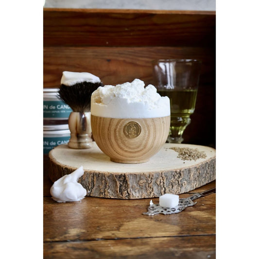 Martin de Candre Absinthe Shaving Soap Wooden Bowl Edition 200g