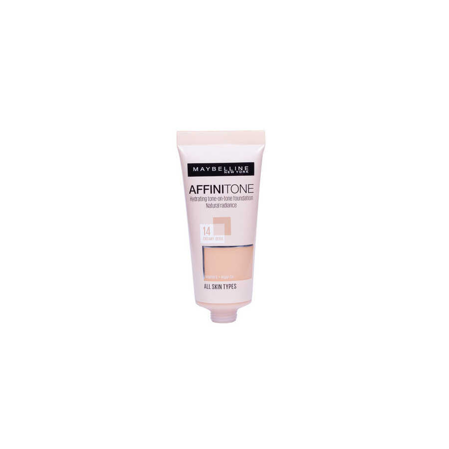 Maybelline Affinitone Foundation Natural Finish 14 Creamy Beige 30ml