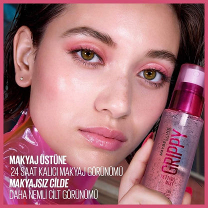 Spray Fijador de Maquillaje Maybelline Grippy 24H con Niacinamida 60ml