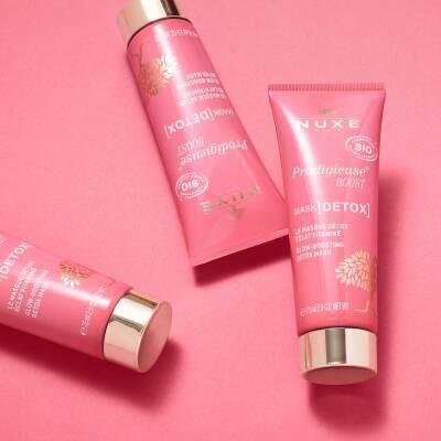 Nuxe Prodigieuse Boost Mascarilla Detox Iluminadora: Mascarilla facial vegana para una piel radiante y luminosa - 75ml