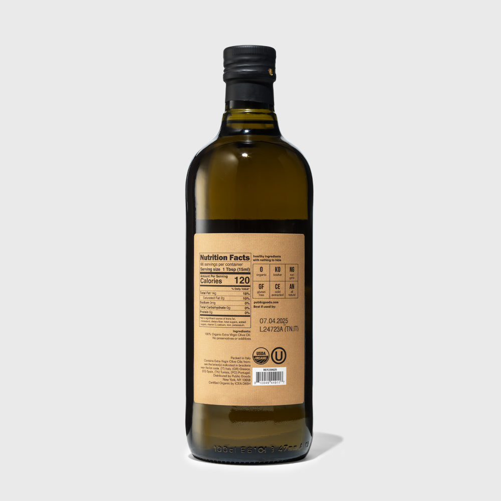 Organic Extra Virgin Olive Oil Public Goods