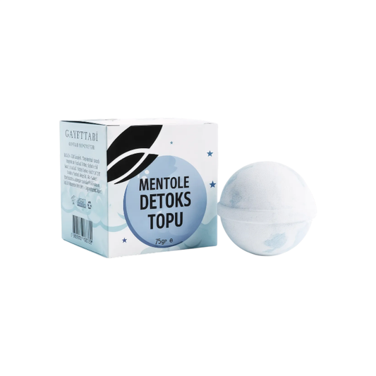 Bomba de baño desintoxicante Gayettabi Mentole, menta y mentol refrescantes, 75 g