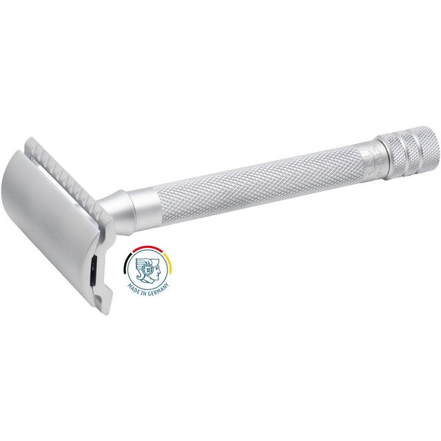 Merkur 22C Matte Finish HD Long Handle Double Edge Safety Razor [22 002] Razor Pasteur Pharmacy