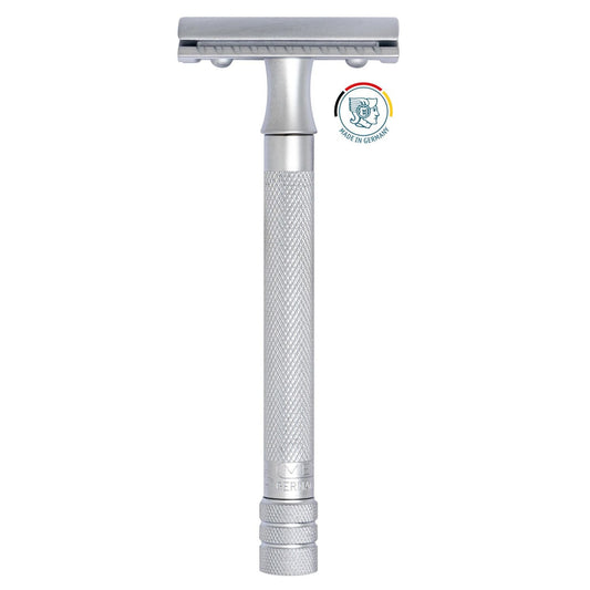 Merkur 22C Matte Finish HD Long Handle Double Edge Safety Razor [22 002] Razor Pasteur Pharmacy