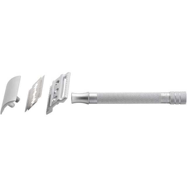 Merkur 22C Matte Finish HD Long Handle Double Edge Safety Razor [22 002] Razor Pasteur Pharmacy