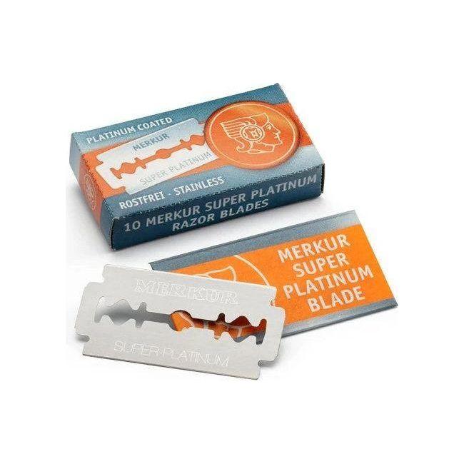 Merkur Super Platinum Double Edge Safety Razor Blades 10 Razor Blades Razor Blades Pasteur Pharmacy