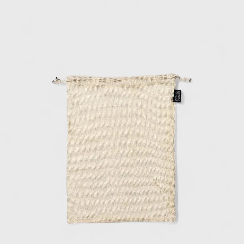 Organic Reusable Mesh Grocery Bag (2 ct) Household Public Goods