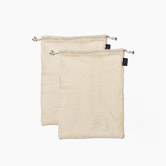 Bolsas de malla de algodón orgánico para productos agrícolas