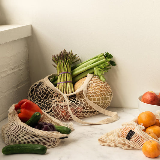 Organic Wide Mesh Tote Household Public Goods
