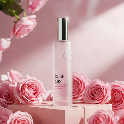 Bruma facial hidratante de agua de rosas Mfm Rose Mist 100 ml