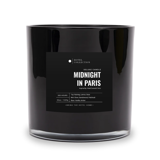 Hotel Collection Deluxe Midnight in Paris Candle Candle Hotel Collection Black