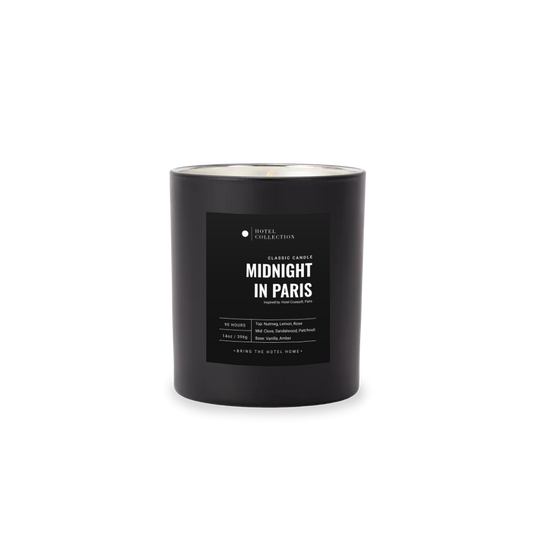 Hotel Collection Classic Midnight in Paris Candle Candle Hotel Collection Black