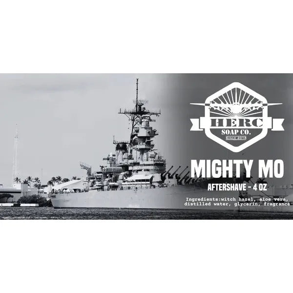 Herc Soap Co. Mighty Mo Shaving Collection Shaving Set Pasteur Pharmacy Aftershave Splash 4 Oz
