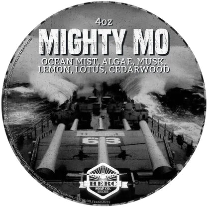 Herc Soap Co. Mighty Mo Shaving Collection Shaving Set Pasteur Pharmacy Shaving Soap 4 Oz