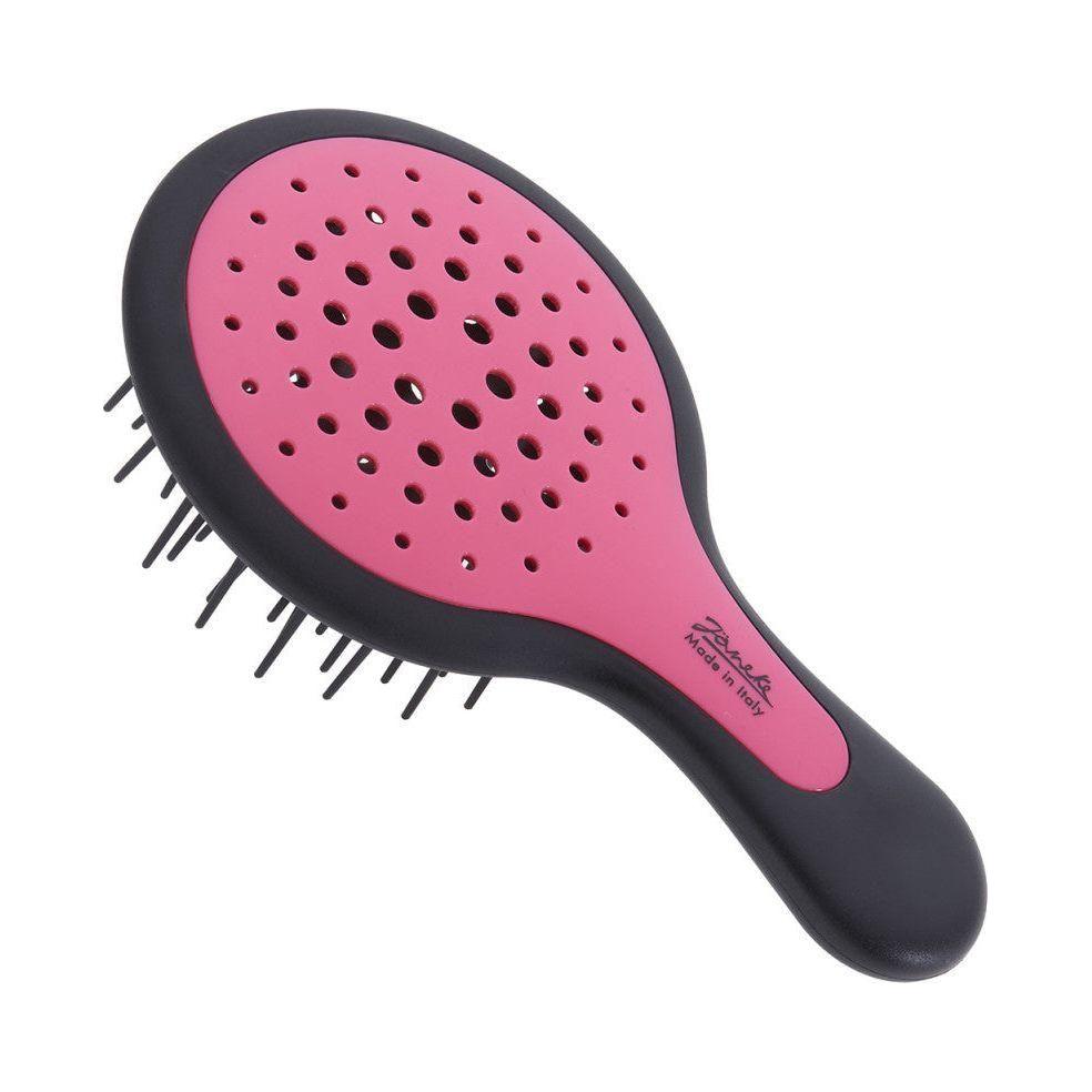 Janeke Mini SuperBrush Black and Pink - Model No. 71SP220 NER RSA Hair Brush Pasteur Pharmacy