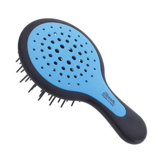 Janeke Mini SuperBrush Black and Blue - Model No. 71SO220NEP BFL Hair Brush Pasteur Pharmacy