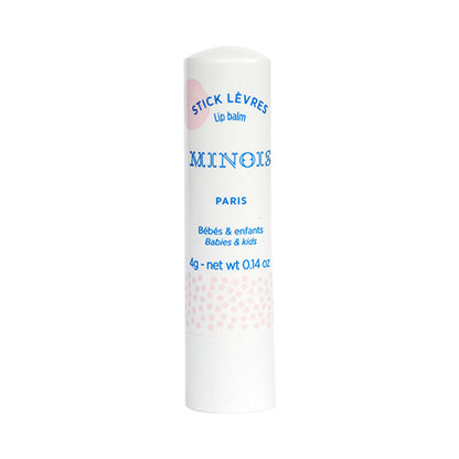 Baume à lèvres hydratant en stick pour enfants Minois Paris 4 g