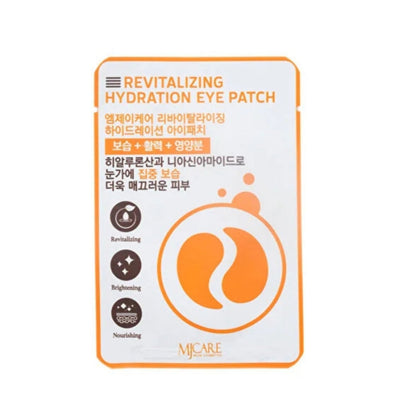 Parches para ojos hidratantes y revitalizantes Mjcare, cuidado iluminador, 1 par