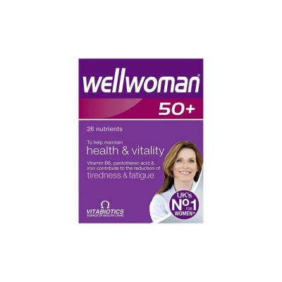 Multivitamínico Wellwoman 50+ - 30 comprimidos | Vitabiotics