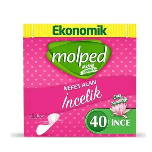 Protège-slips Molped Daily Freshness pour un confort tout au long de la journée, lot de 40
