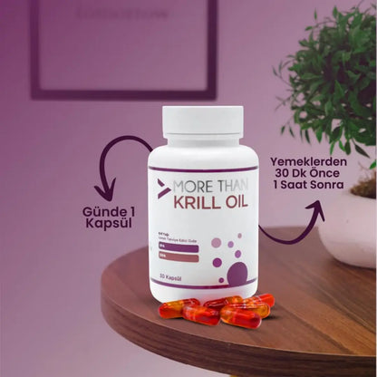 Suplemento de Omega-3 Más que Aceite de Krill 30 Cápsulas